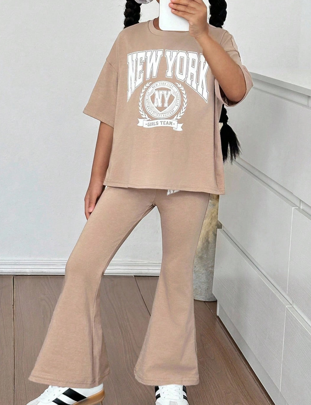 Shein együttes, bézs