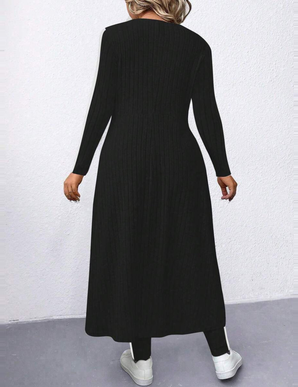 Shein Curve+ jumpsuit, fekete
