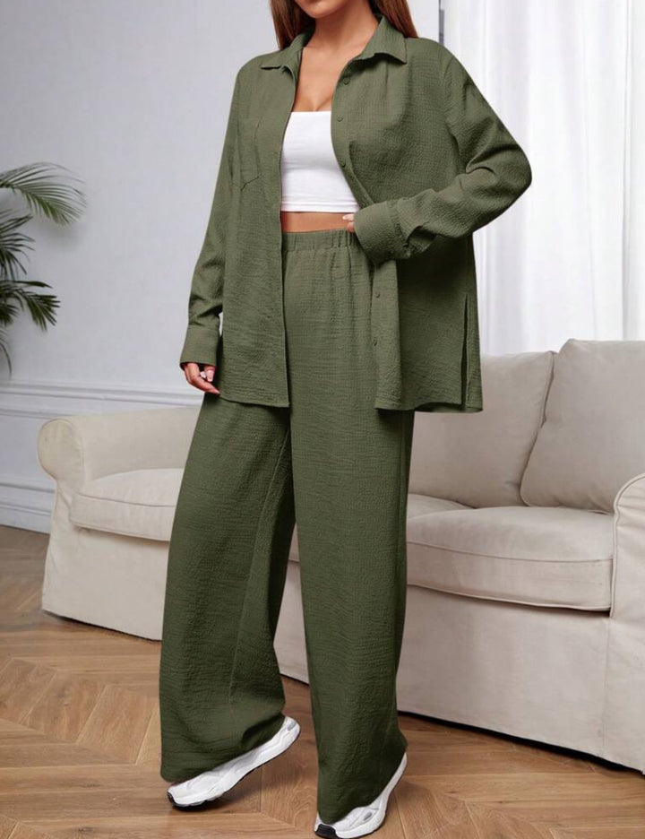 Shein szett, khaki