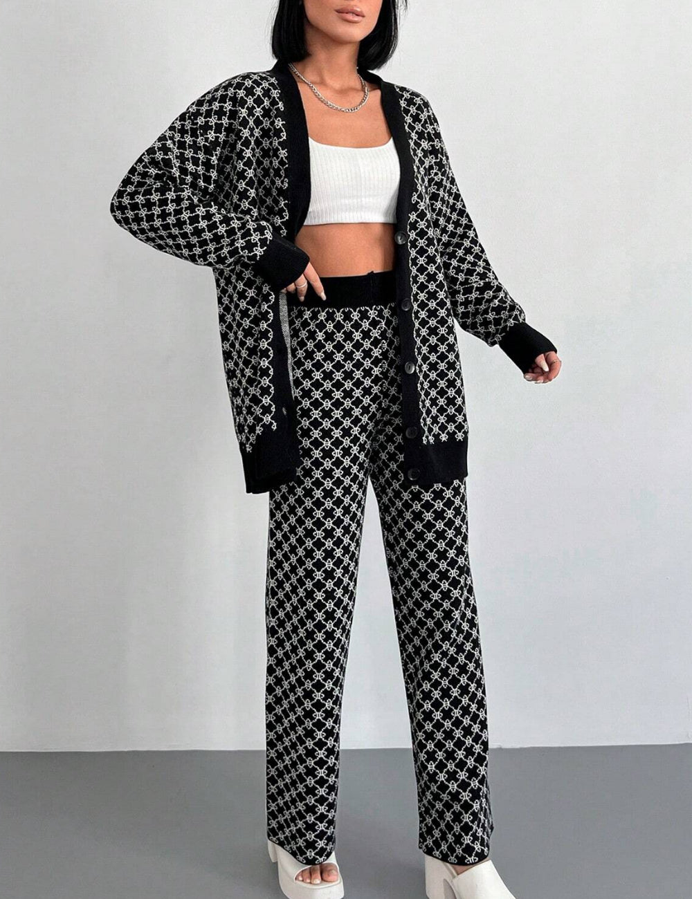 Cardigan Shein, mix culori