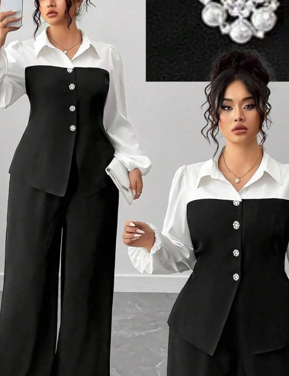 Compleu Shein Curve+, mix culori