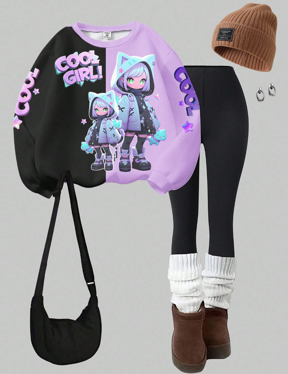 Compleu Shein, mix culori