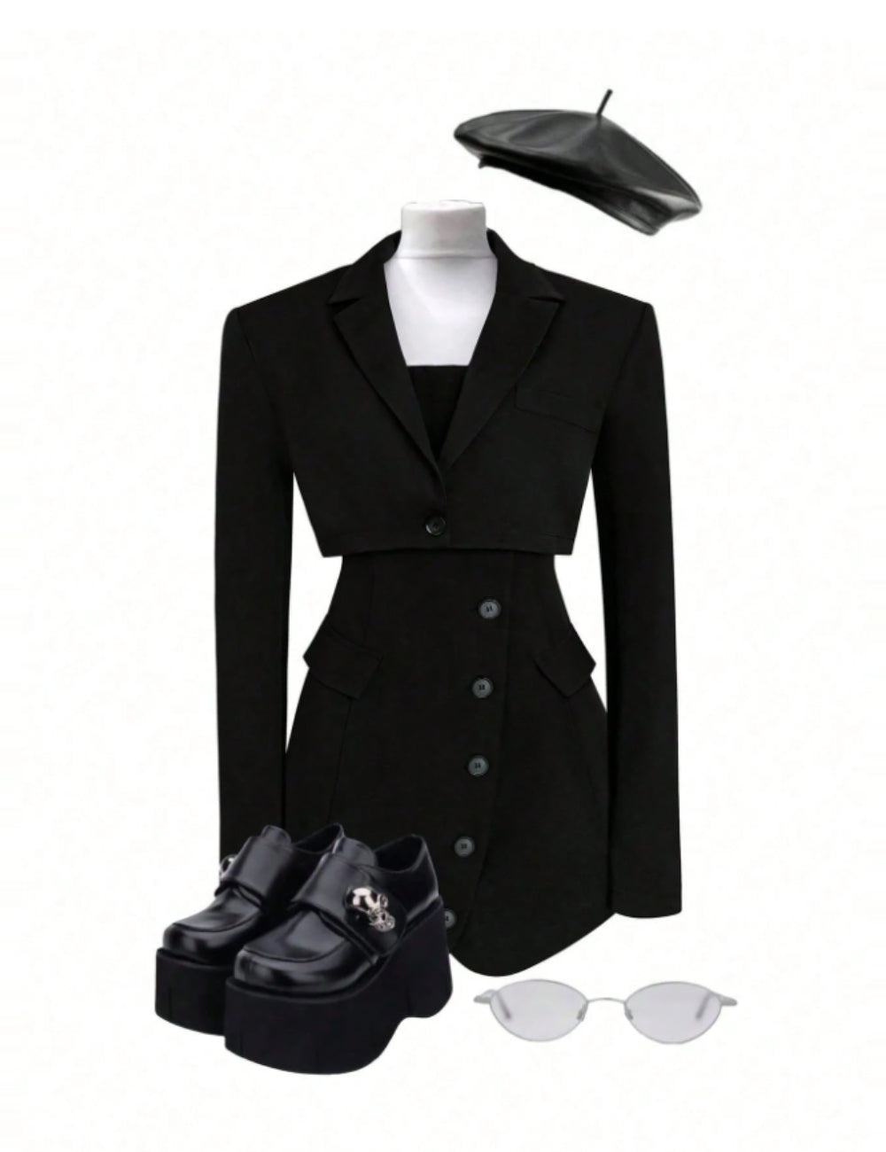 Compleu Shein, negru