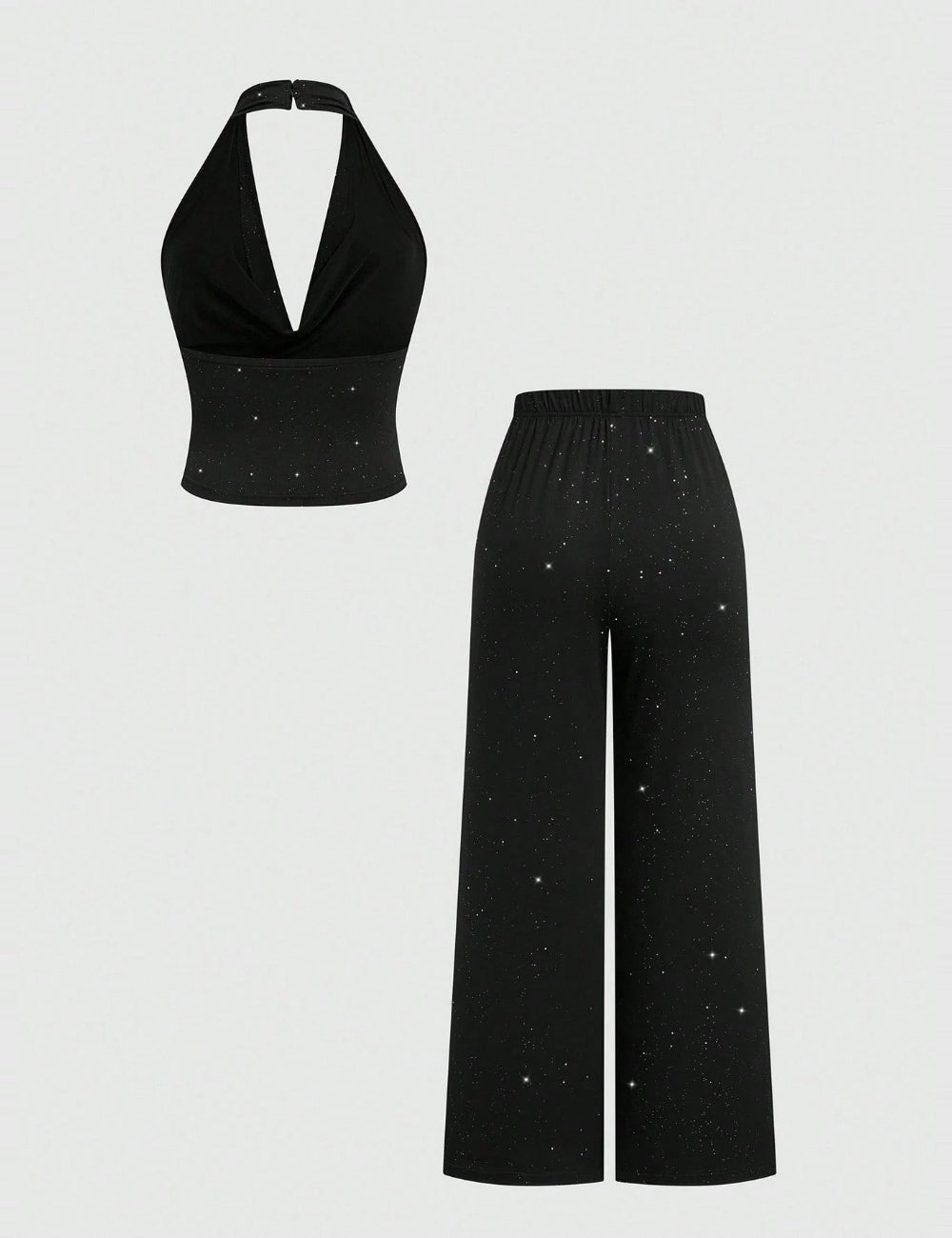 Shein Curve+ jumpsuit, fekete