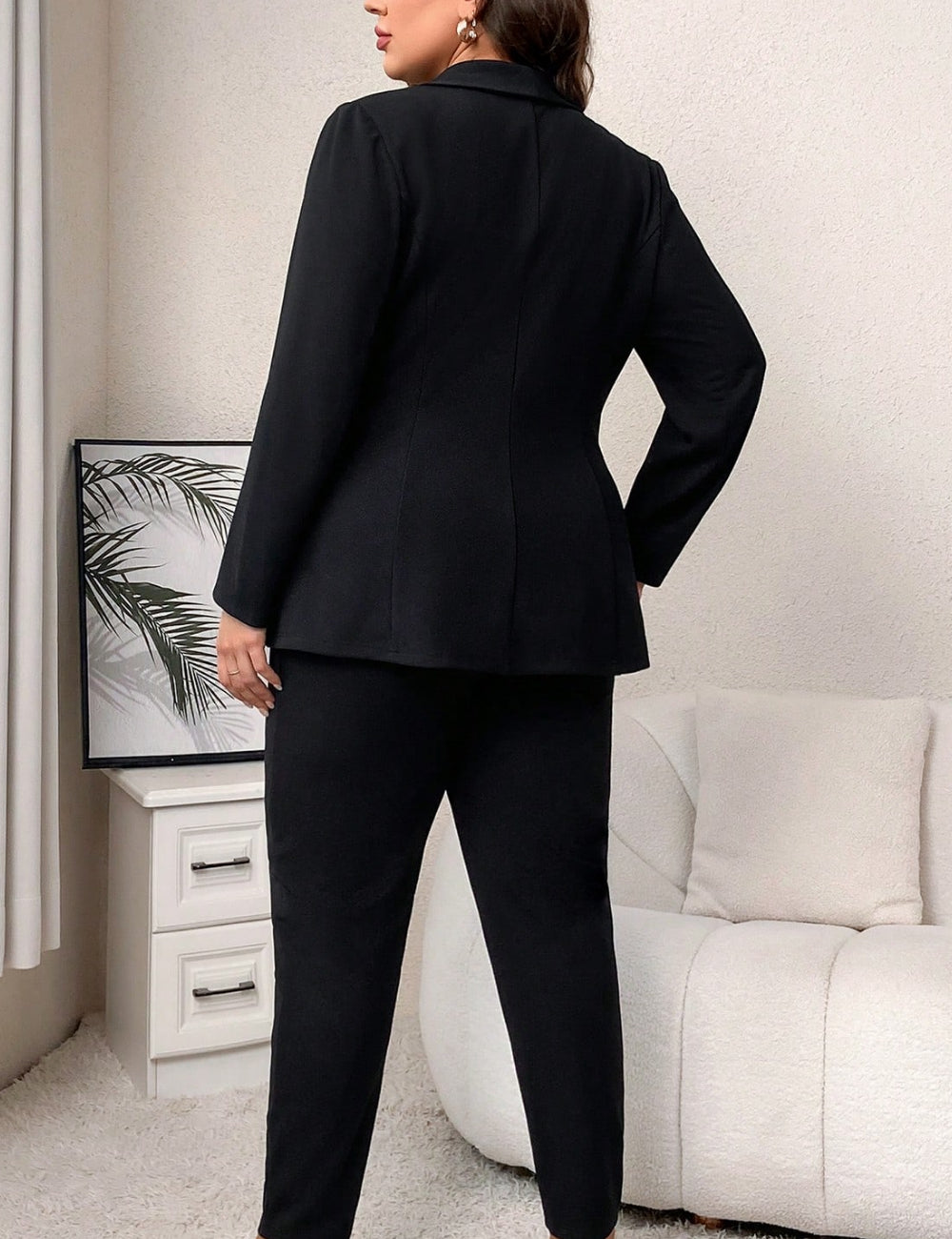 Compleu Shein Curve+, negru
