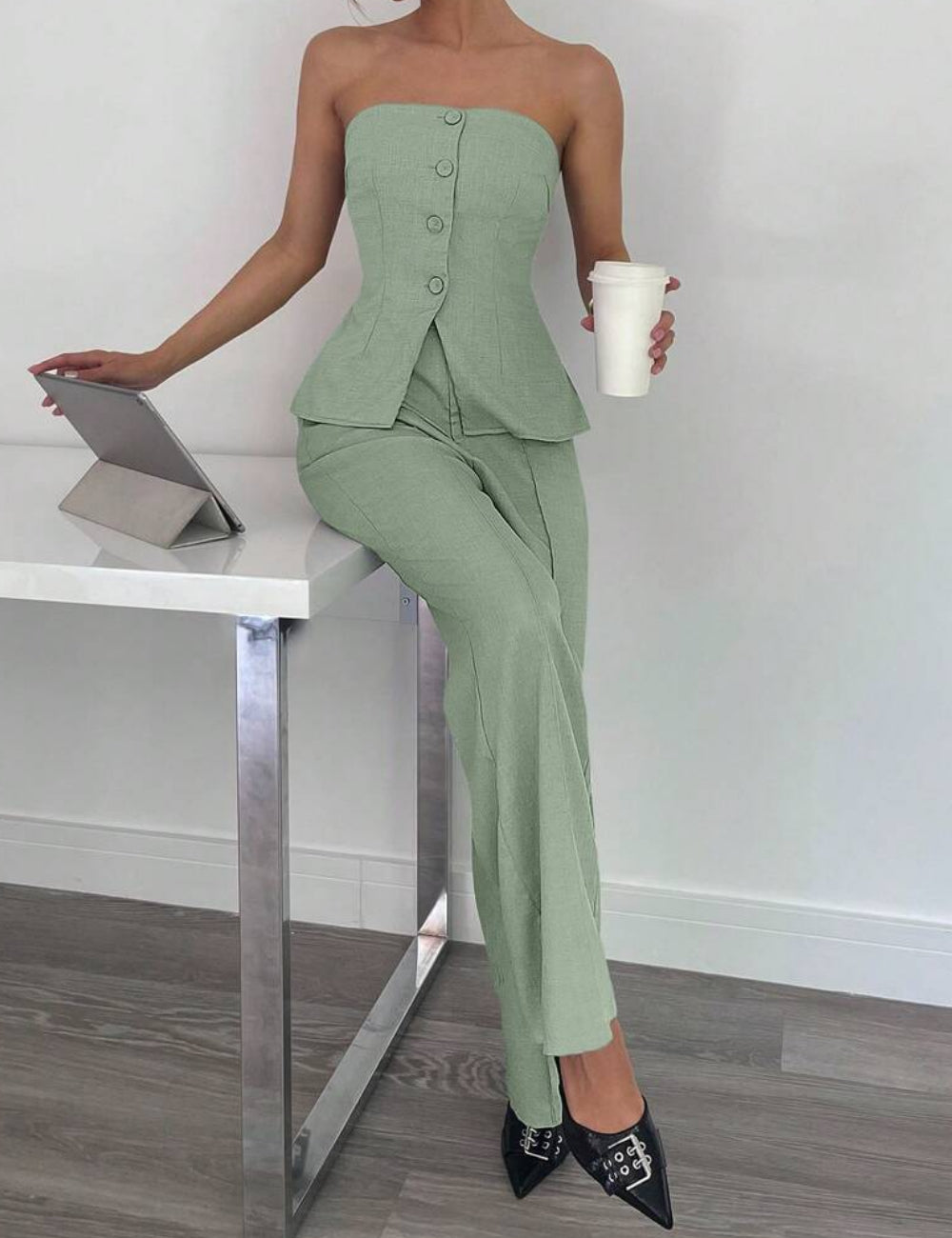 Compleu Shein, verde