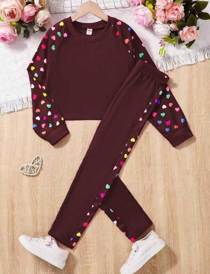 Shein együttes, meggypiros