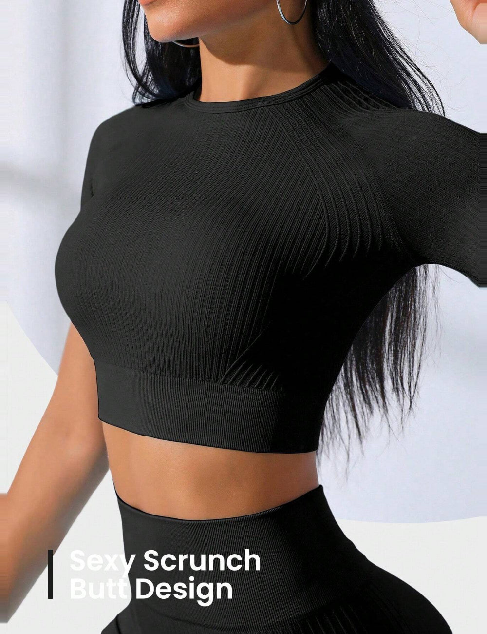 Compleu sport Shein, negru