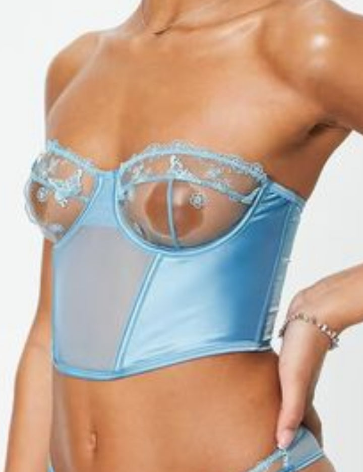 Corset ASOS, albastru