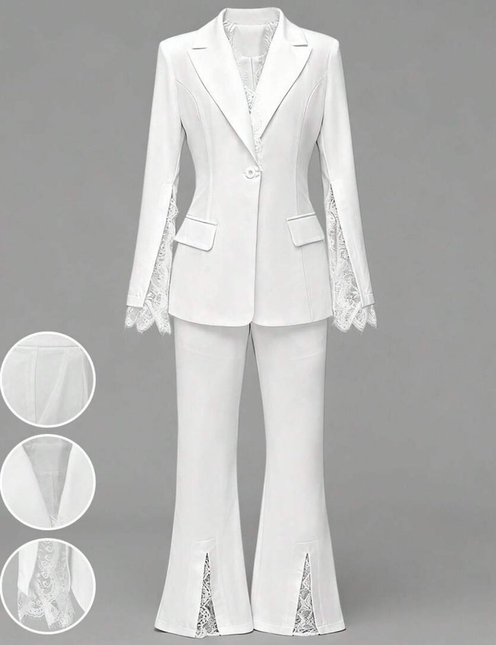 Costum Shein, alb