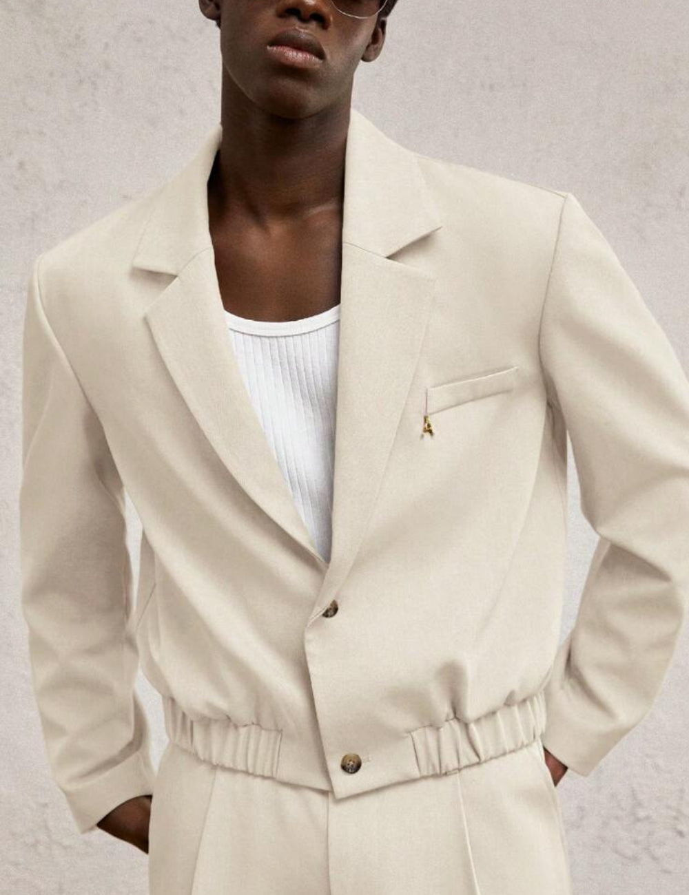 Costum Shein, crem