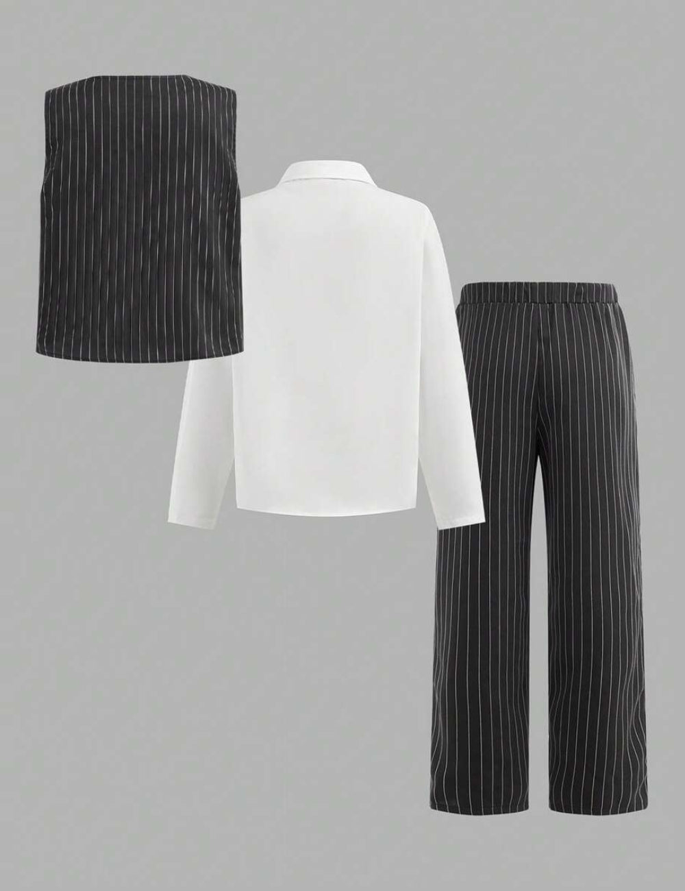 Costum Shein, mix culori