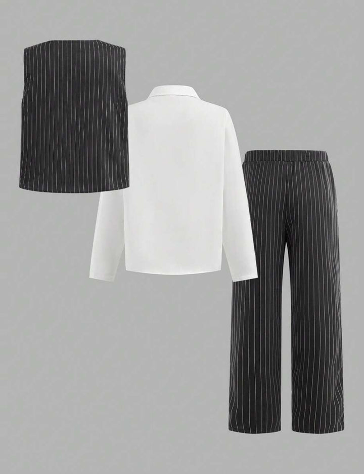 Costum Shein, mix culori