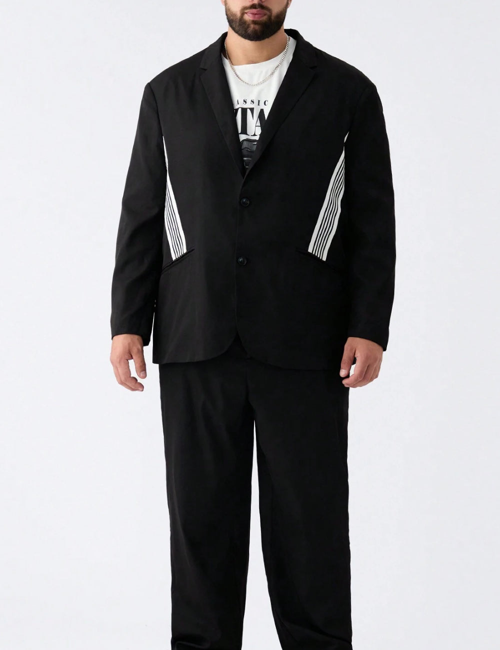 Shein MANFINITY kosztüm, fekete