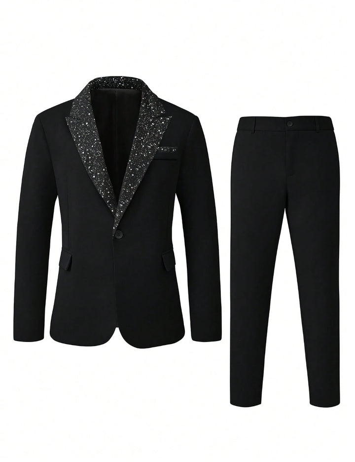 Costum Shein MANFINITY, negru
