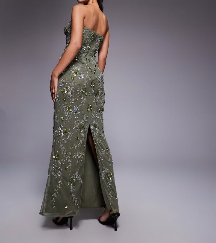 Rochie de ocazie ASOS, verde