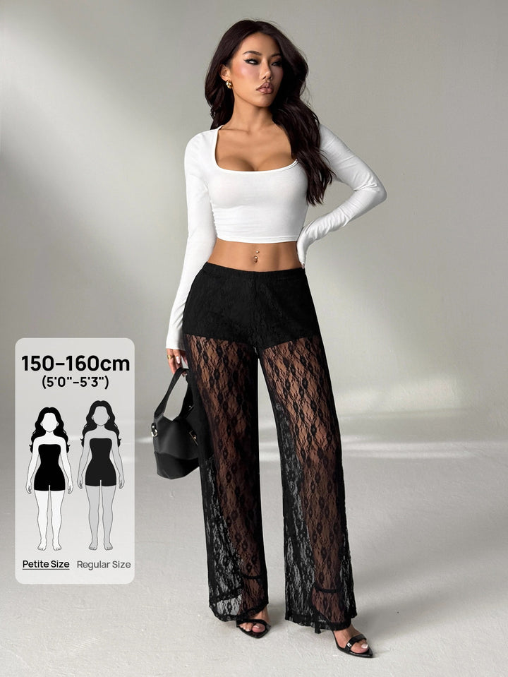 Pantaloni SHEIN, negru