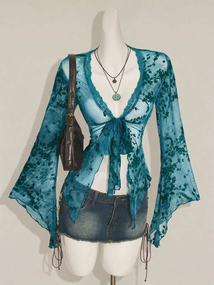Top SHEIN, albastru