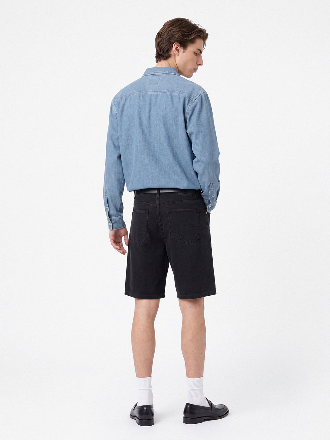 Pantaloni scurți SHEIN, negru