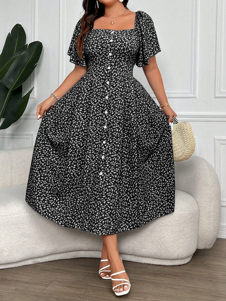 Rochie maxi SHEIN, mix culori