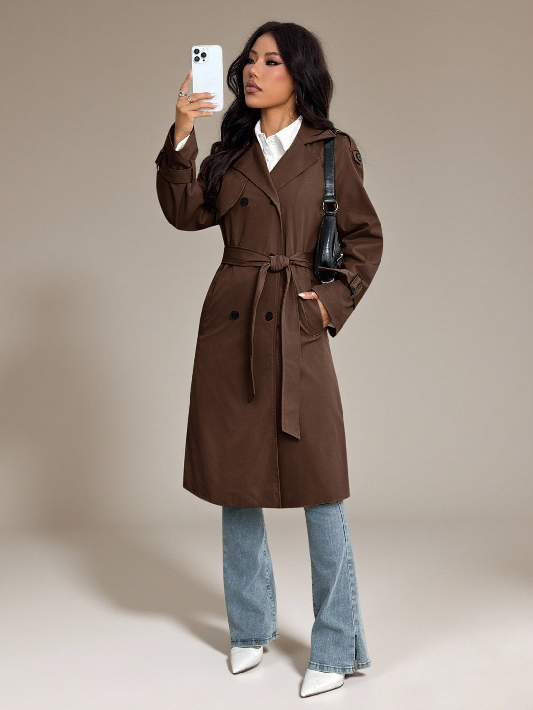 Trench SHEIN, maro