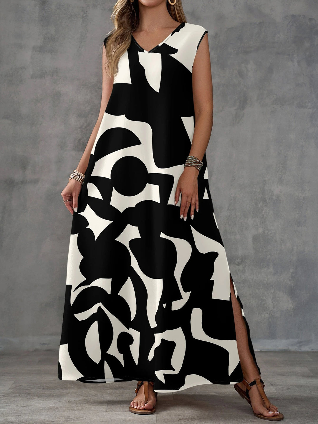 Rochie maxi SHEIN, mix culori