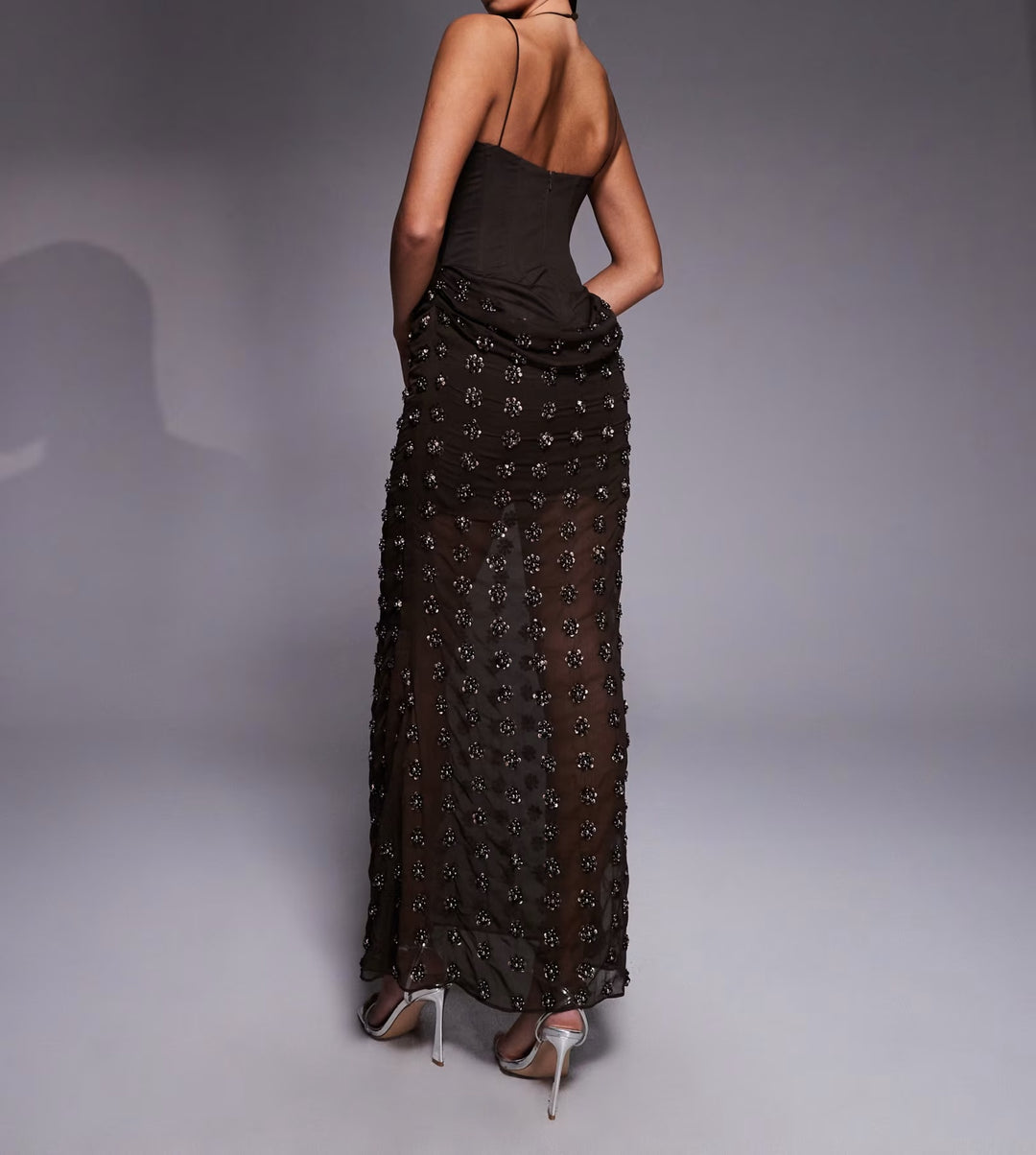 Rochie de ocazie Asos, maro