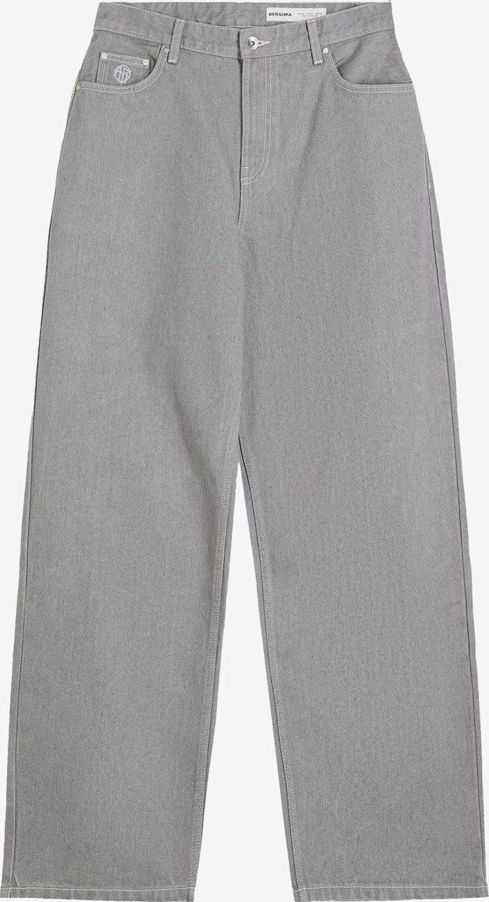 Jeans BERSHKA, gri