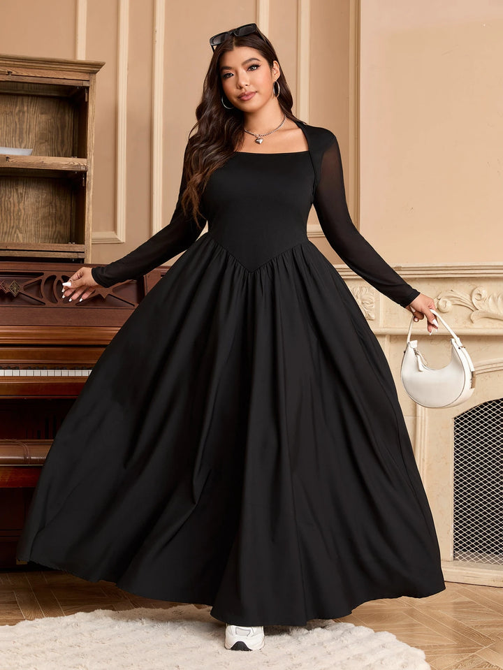 Rochie maxi SHEIN, negru