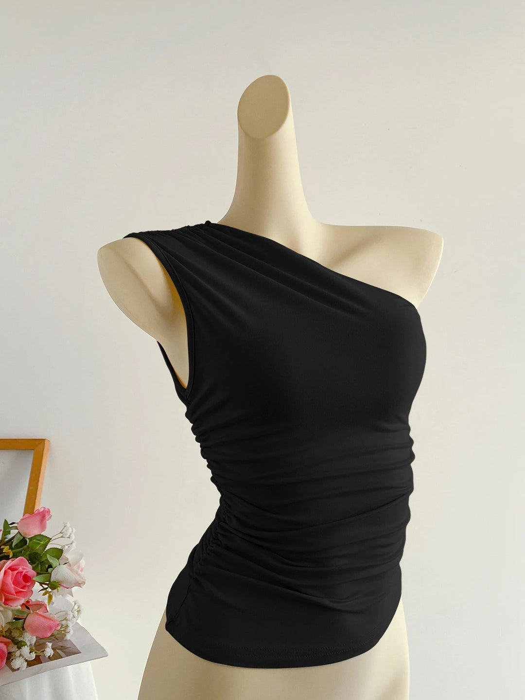 Top SHEIN, negru