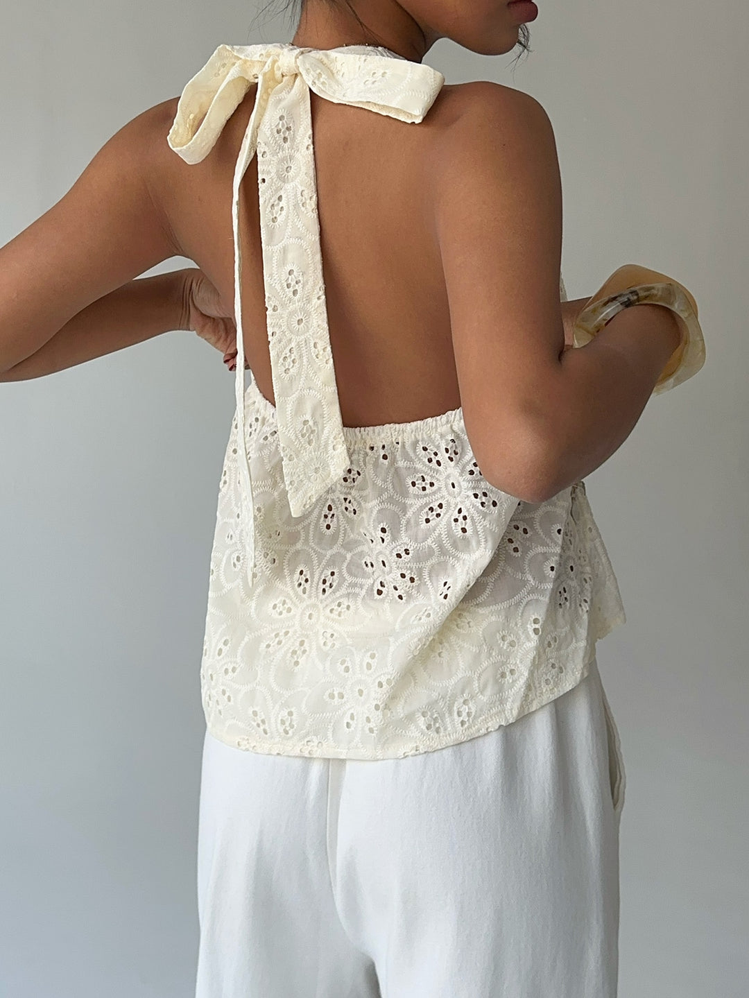 Top SHEIN, portocaliu