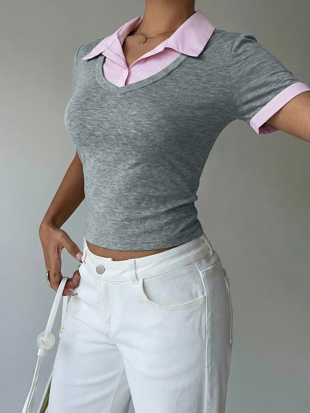 Tricou SHEIN, gri