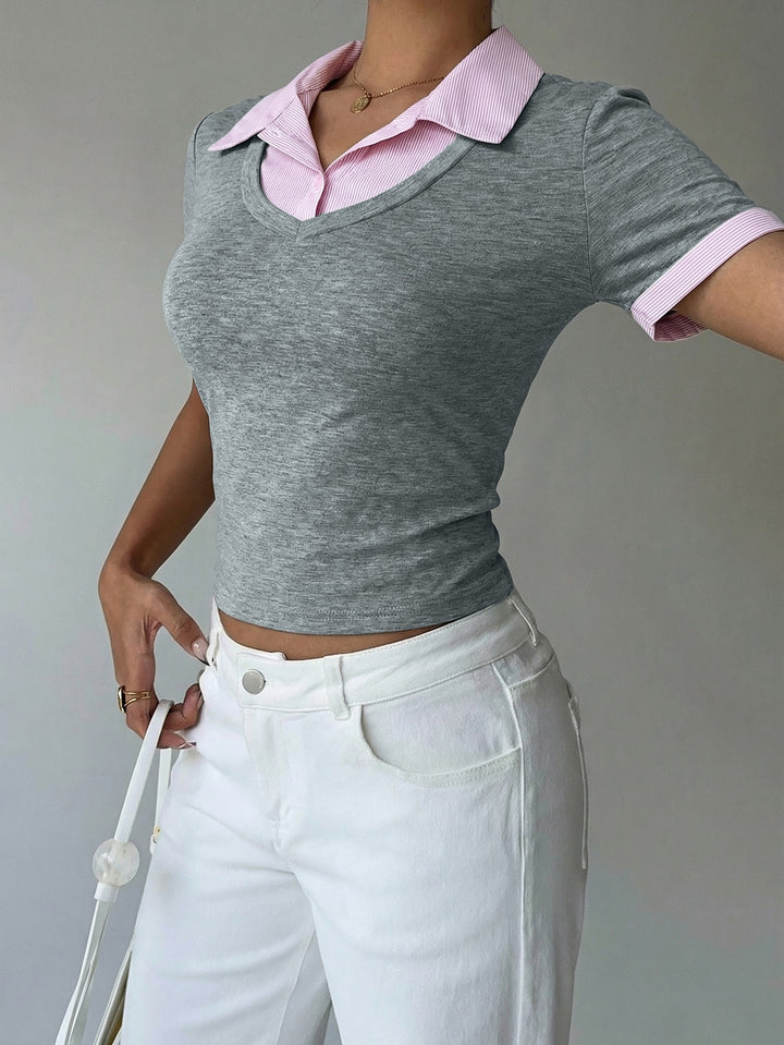 Tricou SHEIN, gri