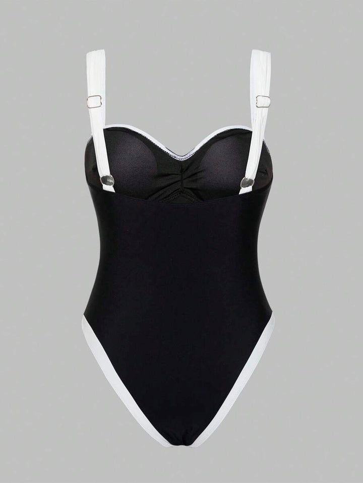 Costum de baie întreg SHEIN, negru
