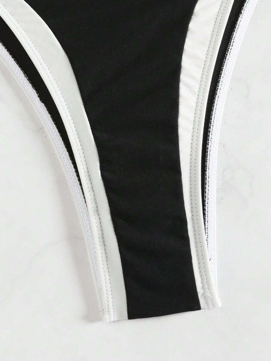 Costum de baie întreg SHEIN, negru