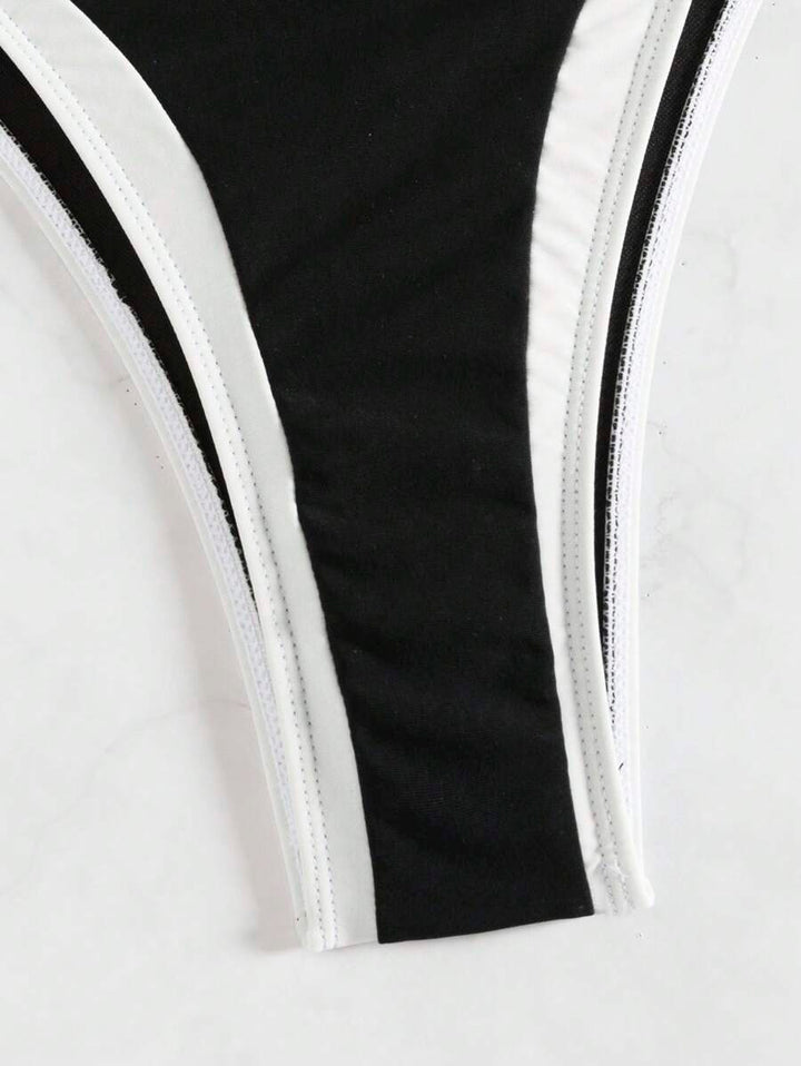 Costum de baie întreg SHEIN, negru