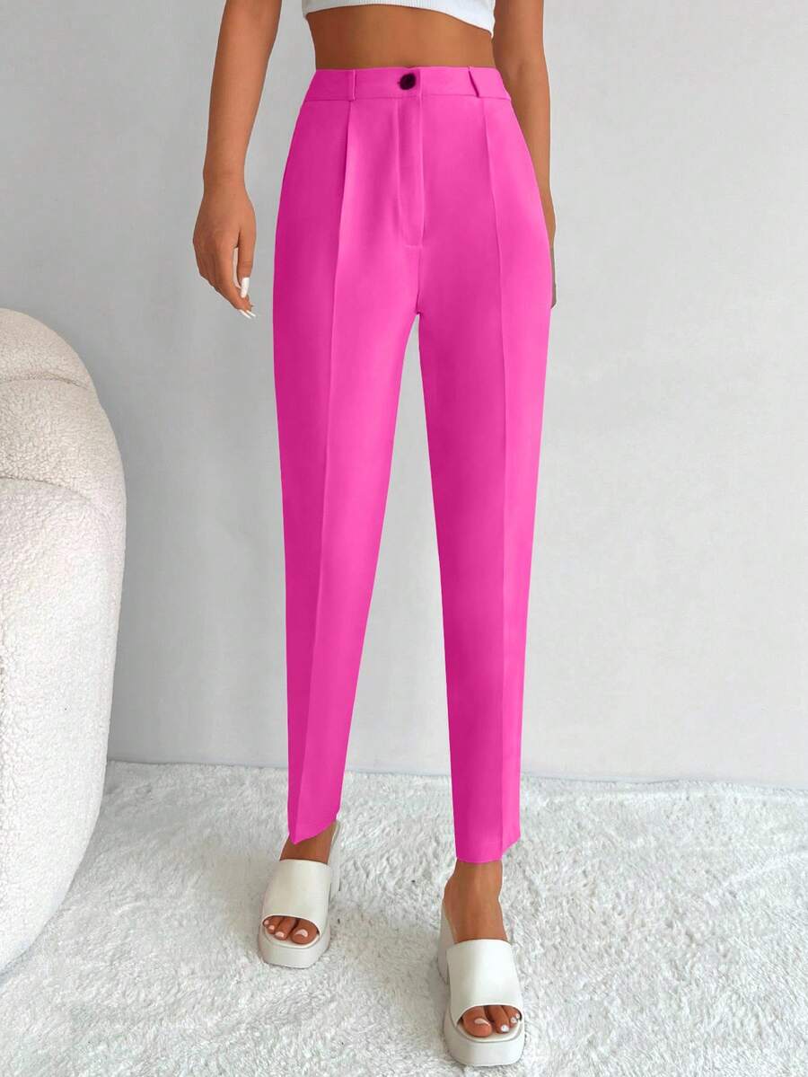 Pantaloni SHEIN, roz