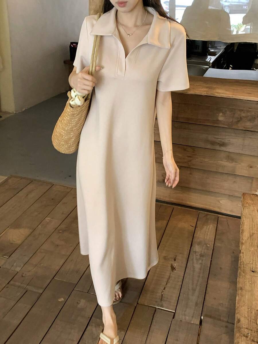 Rochie maxi SHEIN, bej