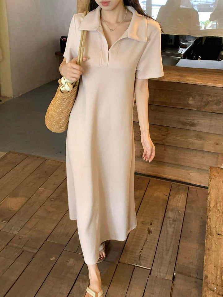 Rochie maxi SHEIN, bej