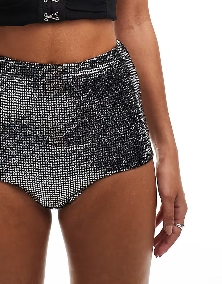 Pantaloni scurți MONKI, negru