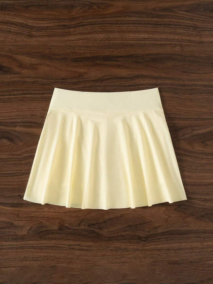 Fustă pantalon SHEIN, galben