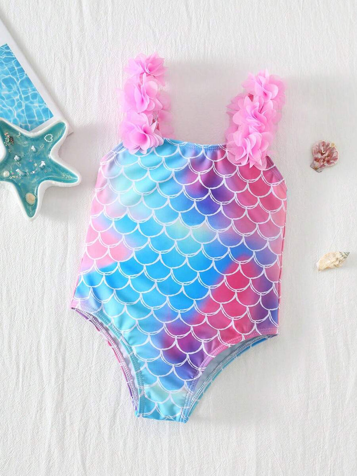 Costum de baie SHEIN, mix culori