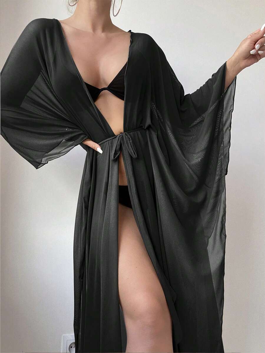 Kimono SHEIN, negru