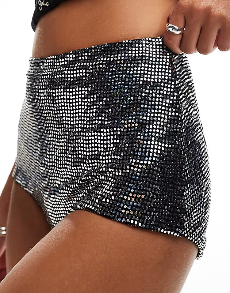 Pantaloni scurți MONKI, negru