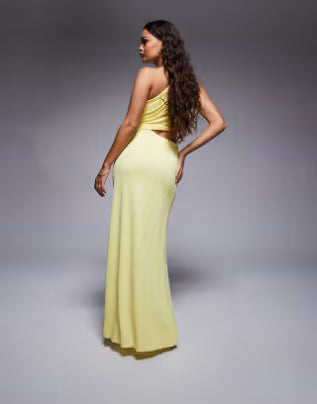 Rochie maxi ASOS, galben