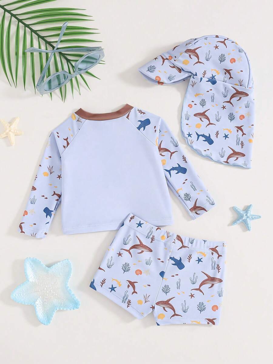 Set costum de baie SHEIN, mix culori