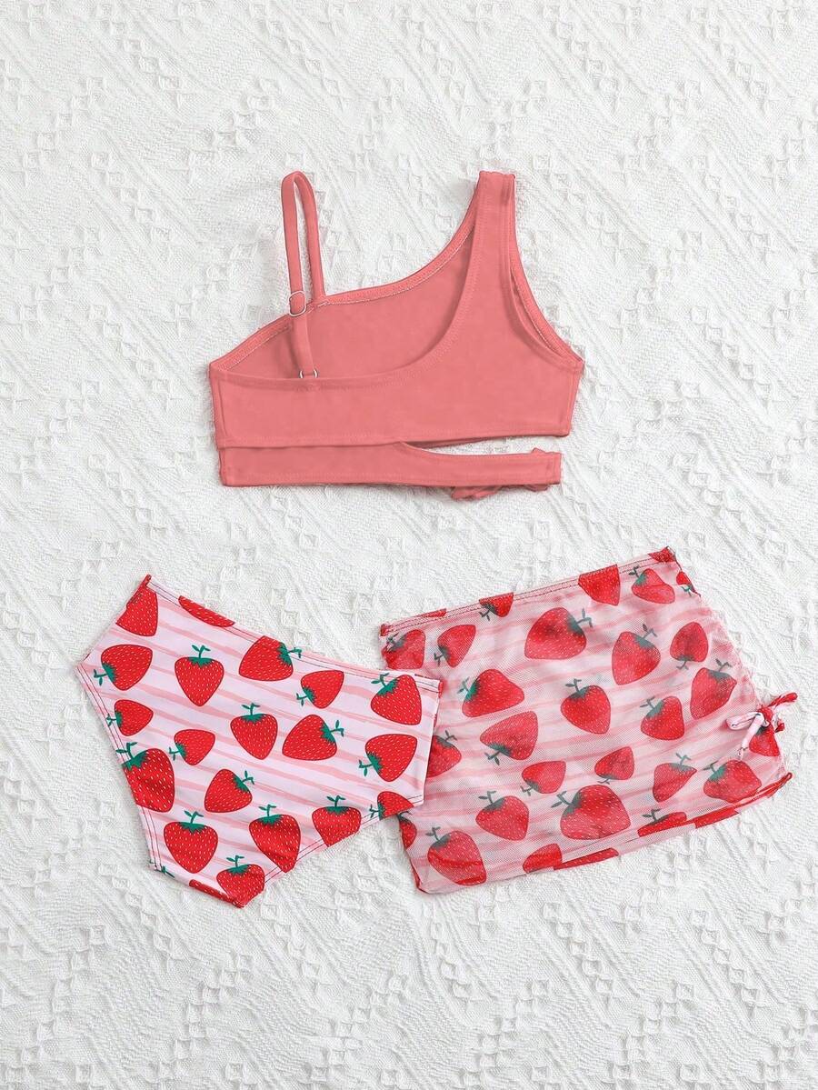 Set costum de baie SHEIN, mix culori