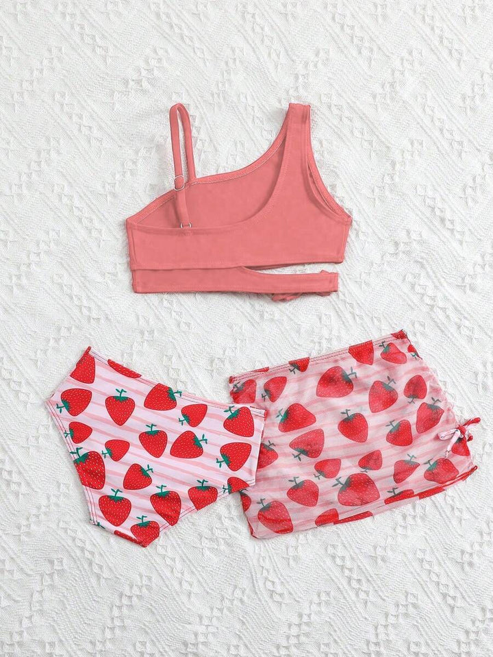 Set costum de baie SHEIN, mix culori