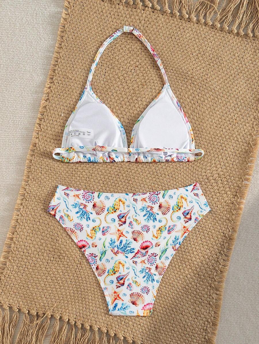 Costum de baie SHEIN, mix culori