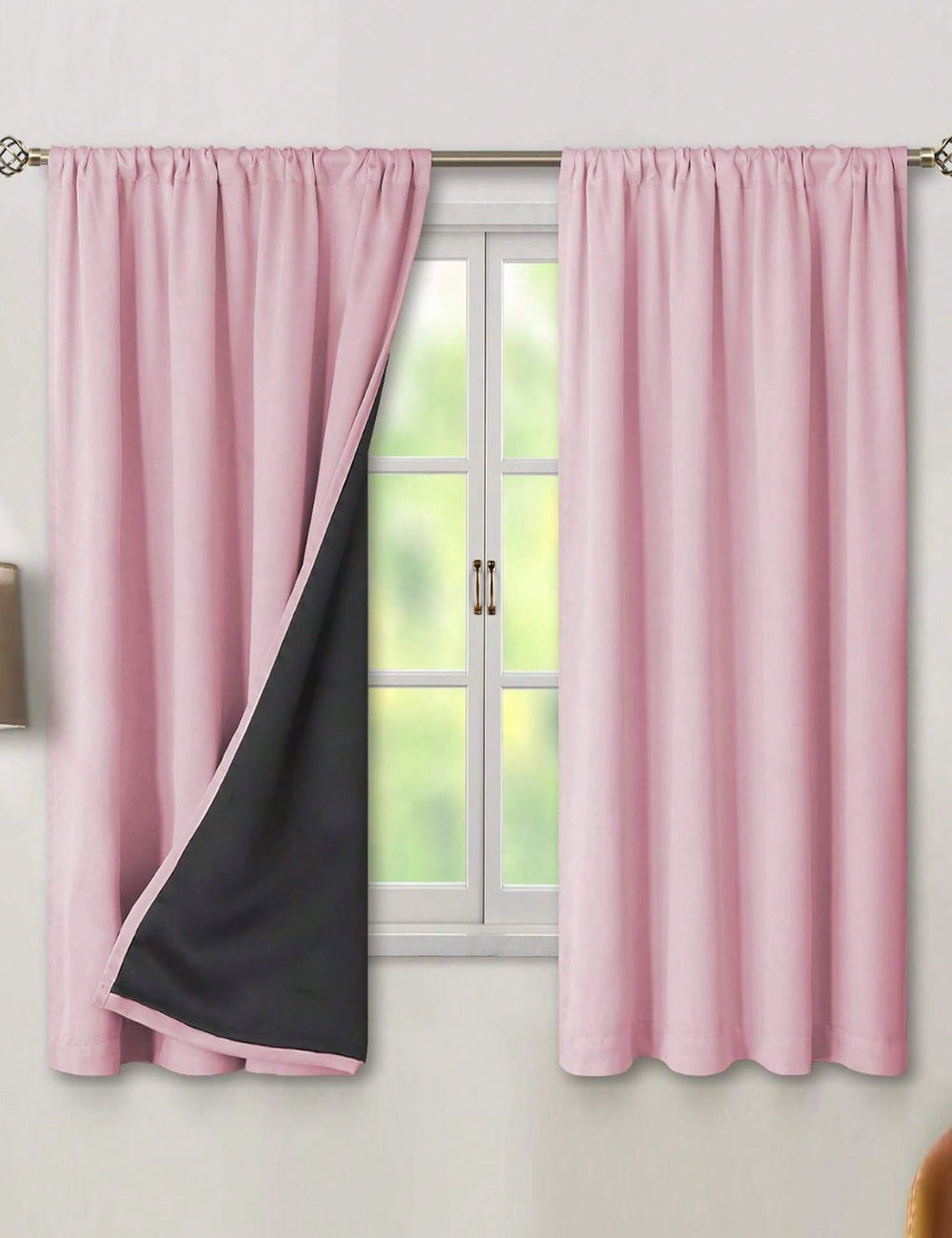 Draperie Shein, roz